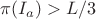 $\pi(I_a) > L/3$