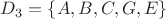 $D_3 = \{A, B, C, G, E\}$