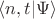 $\langle n,t|\Psi \rangle$