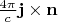 $\frac{4\pi}{c}\mathbf j\times \mathbf n$