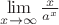 $\lim\limits_{x \to \infty} \frac{x}{a^x}$