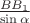 $\frac{BB_1}{\sin\alpha}$