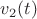 $v_2(t)$