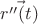 $\vec {r''(t)}$