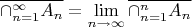 $$\overline{\cap_{n=1}^\infty A_{n}}=\lim_{n \to \infty} \overline{\cap_{n=1}^{n} A_{n}} $$