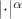 $\lvert\cdot\rvert^{\alpha}$