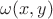 $\omega (x,y)$