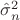 $\hat\sigma^{2}_{n}$