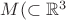 $M(\subset\mathbb{R}^3$