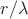 $r/\lambda$