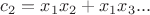 $c_2=x_1x_2+x_1x_3...$