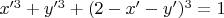 $x'^3+y'^3+(2-x'-y')^3=1$