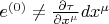 $e^{(0)} \ne \frac{\partial \tau}{\partial x^{\mu}} dx^{\mu}$