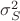 $\[{\sigma _S^2}\]$