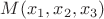 $M(x_1,x_2,x_3)$