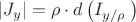 $\[\left| {{J}_{y}} \right|=\rho \cdot d\left( {{I}_{{y}/{\rho }\;}} \right)\]$
