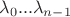 $\lambda_{0} ... \lambda_{n-1}$