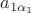 $a_{1\alpha_1}$