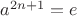 $a^{2n+1}=e$