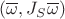 $(\overline \omega,J_S\overline\omega)$