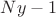 $Ny - 1$