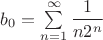 $b_0=\sum \limits_{n=1}^\infty \dfrac 1 {n 2^n}$