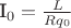 I_0=\frac{L}{Rq_0}