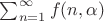 $ \sum_{n = 1}^\infty f(n,\alpha)$