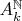 $A_k^{\mathbb N}$