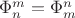 $\Phi_n^m=\Phi_m^n$