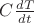 $C\frac{dT}{dt}$