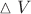 \[
\vartriangle V
\]