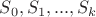 $S_0, S_1, ... ,S_{k} $