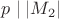 $p \mid |M_2|$