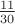 $\frac{11}{30}$