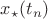 $x_\star(t_n)$ $x_\star(t_n)$