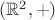 $(\mathbb{R}^2,{+})$
