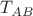 $T_{AB}$