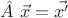 $\hat{A}\ \vec{x}=\vec{x'}$