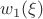 $w_1(\xi)$