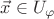 $\vec x\in U_{\varphi}$