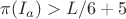 $\pi(I_a) > L/6+5$
