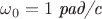 $\omega_0=1\text{ \textit{рад/с}}$ $\omega_0=1\text{ \textit{рад/с}}$