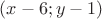 $(x-6;y-1)$