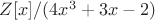 $Z[x]/(4x^3+3x-2)$