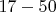 $17-50$