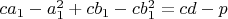 $ca_1-a_1^2+cb_1-cb_1^2=cd-p$