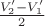 $\frac{V'_2 - V'_1}{2}$