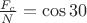 $\frac {F_c}{N}=\cos 30$