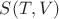$S(T,V)$